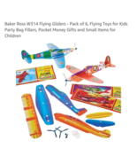 Flying Gliders Party Bag Fillers, Children&#39;s Games &amp; Prizes (Pack of 6) - $167.07 MXN