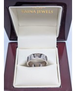White Gold Cartier &#39;&#39;Love&#39;&#39; Ring 5.5mm Wide Stamped 750 Good Condition - $2,154.50 CAD