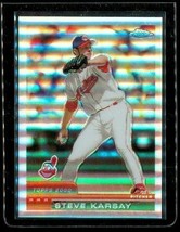 2000 Topps Chrome Refractor Baseball Card #361 Steve Karsay Cleveland Indians - £15.61 GBP