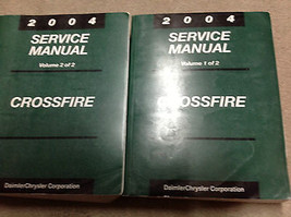 Manuale Di Riparazione E Servizio Set Oem Per 2004 Chrysler Crossfire - $189.98