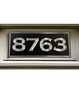 Engraved Personalized Custom House Home Number Street Address Metal 12x5... - £18.83 GBP