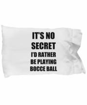 Bocce Ball Pillowcase Sport Fan Lover Funny Gift Idea for Bed Set Standard Size  - £17.13 GBP