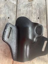 Fits Colt Python/Colt King Cobra 3”BBL Handcrafted Skull Pattern Belt Holster image 8