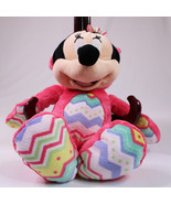Mickey Mouse Easter Pink Bunny Stuffed Plush Animal By Disney  Colorful ... - $10.69