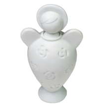 Roman Inc Angel Bottle White Bisque Container &amp; Lid Scroll Inside Life Blessings - £12.77 GBP