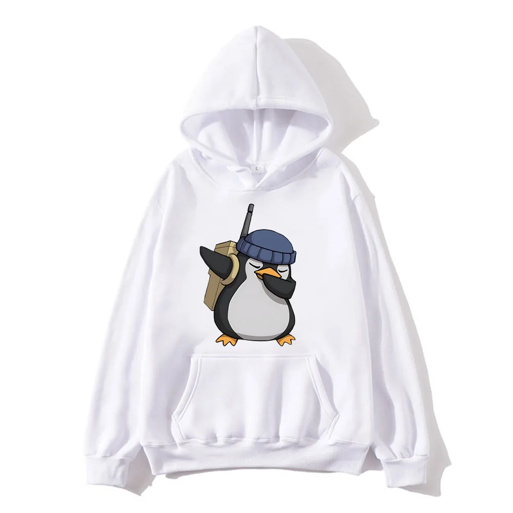 Game Valorant Hoodie Kawaii Cool Penguin Pullovers Hoody Fashion  Casual Long Sl - £104.21 GBP