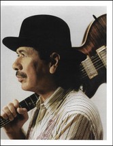 Carlos Santana with Signature PRS guitar 8 x 11 pin-up photo print 3B - £3.32 GBP