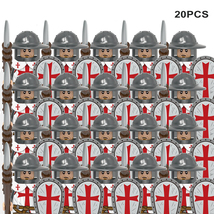 Middle Ages Roman Empire Spartan Crusader Mini Medieval Soldier Figures #33 - £22.41 GBP