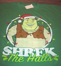 Vintage Style Shrek The Halls Christmas T-Shirt Big &amp; Tall 3XL 3XLT New - £19.66 GBP