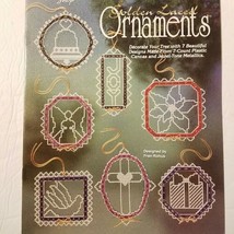 Needlecraft Shop 943378 GOLDEN LACED ORNAMENTS Plastic Canvas 7 Patterns... - $6.99