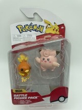 New Pokemon Clefairy And Torchic - Battle Pack Nintendo Action Figures See Photo - $16.82