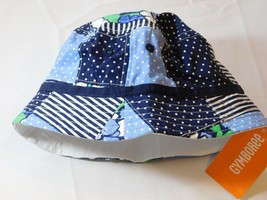 Gymboree Baby Girl&#39;s Bucket Hat 12-24 Months 16 GY JAN SP 1 Blues white NWT -- - £12.33 GBP