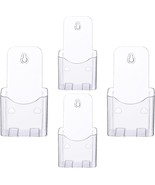 Acrylic Brochure Holders 4&quot; x 9&quot; Clear Flyer Holder Pk of 4 Counter or W... - $300.99 MXN