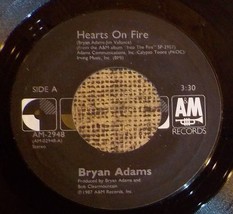 Bryan Adams 45 Hearts On Fire / The Best Was Yet To Come C12 - $3.95