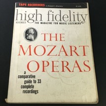 VTG High Fidelity Music Magazine November 1965 - Wolfgang Amadeus Mozart Operas - £11.35 GBP