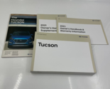 2021 Hyundai Tucson Owners Manual Handbook Set with Case OEM F04B33014 - £27.24 GBP