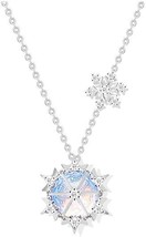 Women&#39;s Clavicle Chain Necklace with Snowflake Pattern - £7.65 GBP