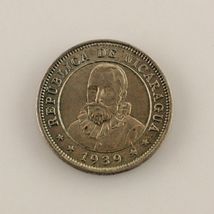Pièce De 10 Centavos Du Nicaragua 1939 En Très Bon État En Cuivre-Nickel - $59.21