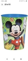 Disney Mickey Goofy Donald Pluto Plastic Drinking Cup Tumbler Party Kids... - $10.04