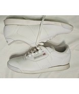 REEBOK Classic Tennis Shoes White Leather Sneakers 1Y3501 Women&#39;s Size 9 - $27.35 CAD