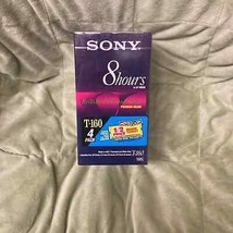 Sony 4 Pack VHS Tapes Blank Premium Grade T-160VE 8 HR VCR Video Cassett... - £18.68 GBP