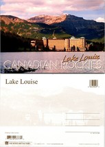 Canada Canadian Rockies Fairmont Chateau Resort Lake Louise Vintage Postcard - £7.37 GBP