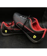 Puma FERRARI Neo Cat Lace Up Black Red Sneakers Driving Shoes 307019-01 ... - £56.89 GBP