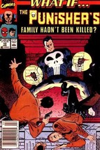 What If...? #10 - Feb 1990 Marvel Comics, NM- 9.2 Punisher's Family Not Killed - $5.94