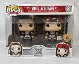 Funko POP! WWE Brie &amp; Nikki Bella Twins (Black Uniform) Vaulted Exclusiv... - $46.75