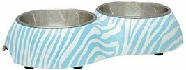 Zack &amp; Zoey Sweet Safari Melamine Diner Pet Food Dog Bowls Water Dishes - £10.97 GBP