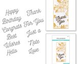 Spellbinders Dies LNE, Smooth Lines Mix &amp; Match Sentiments - $16.25