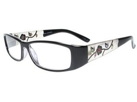 GL2038BLK GoodLookrs +2.5 Botanic Black Reading Glasses - £12.38 GBP