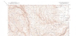 Mann Creek Quadrangle Idaho 1953 Topo Map Vintage USGS 15 Minute Topogra... - $16.89
