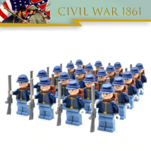 20pcs/set American Civil War 1861 The Northern Army Soldiers Minifigures - $46.75