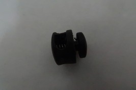 5/8&quot; Black Cord Lock Stopper Toggle Clip Rope Clamp Clasp Drawstring Sho... - £1.55 GBP