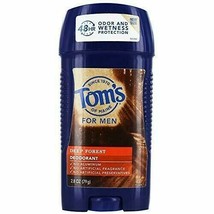 Tom&#39;s of Maine - Long Lasting Wide Stick Deodorant Men&#39;s Deep Forest - 2.8 oz. - £10.13 GBP