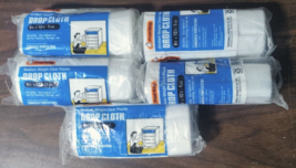 Lot of 5 Frost King P115R 1 Mil. Medium Weight Clear Plastic Drop Cloth ... - $19.79