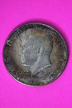 Nicely Toned 1964 P John F Kennedy Silver Half Dollar Exact Gem Coin Sho... - $25.85