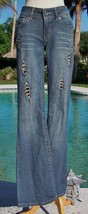 Cache Embellished Front and Back Stretch Denim Jean Pant Sz XS/S 2/4/6 $158 - £39.46 GBP