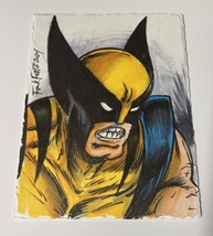 Wolverine X-men Marvel Comics  By Frank Forte Original Art Marker Drawing RARE - £25.74 GBP