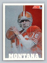 Joe Montana #620 1991 Score San Francisco 49ers - £1.50 GBP