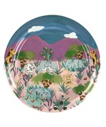 Lesal Ceramics Safari Plate Jungle Animal Studio Pottery California Hand... - $70.53 CAD