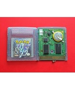 Pokemon Crystal Version Game Boy Color Nintendo CGB Authentic No Save RPG - $4,149.30 MXN