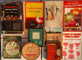 VTG Alcoholic Beverages Advertisement Cocktail Recipe Book Promos Party Recipes - £55.67 GBP