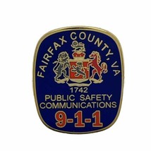 Fairfax County Virginia Police Department Law Enforcement Enamel Lapel H... - $14.95