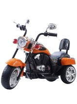 6V Battery Powered 3 Wheel Ride On Electric Ride On Orange Kids Motorcyc... - £340.27 GBP