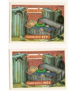 1987 Garbage Pail Kids Cards Series 10 382a Good-Bye Hy / 382b Farewell Mel - €4,31 EUR