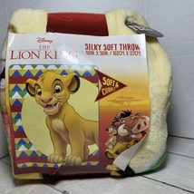Simba The Lion King Silky Soft Throw 40”x50” New - £19.48 GBP