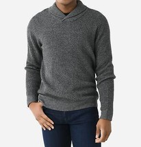 Peter Millar miland popover shawl sweater in GALE GREY - size L - £180.89 GBP