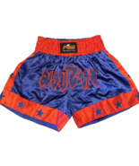 PIKA BOXING  Muay Thai Shorts  Red/Blue Men&#39;s XL-see measurements NEW - £16.66 GBP